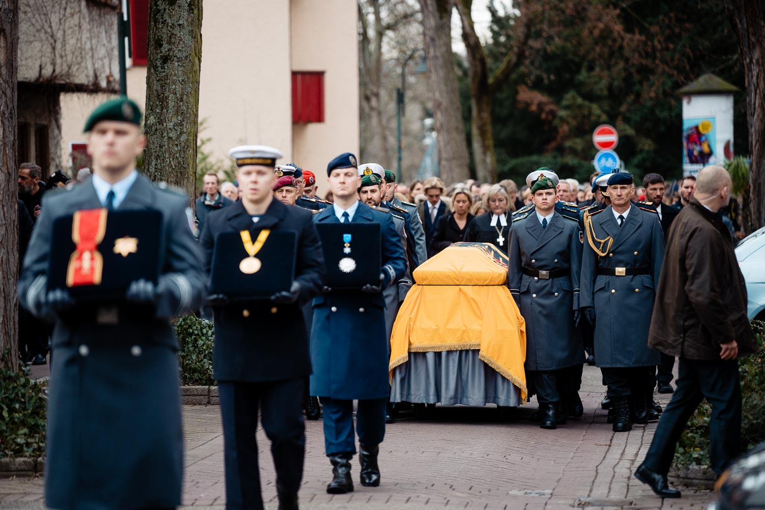 Fotoreportage Beerdigung, Wolfgang Schäuble