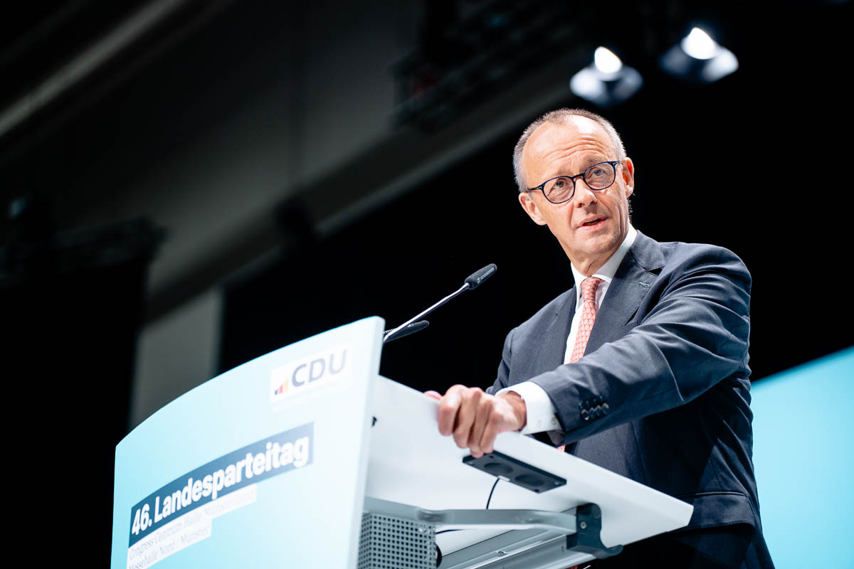 Friedrich Merz beim Parteitag der CDU NRW in Münster