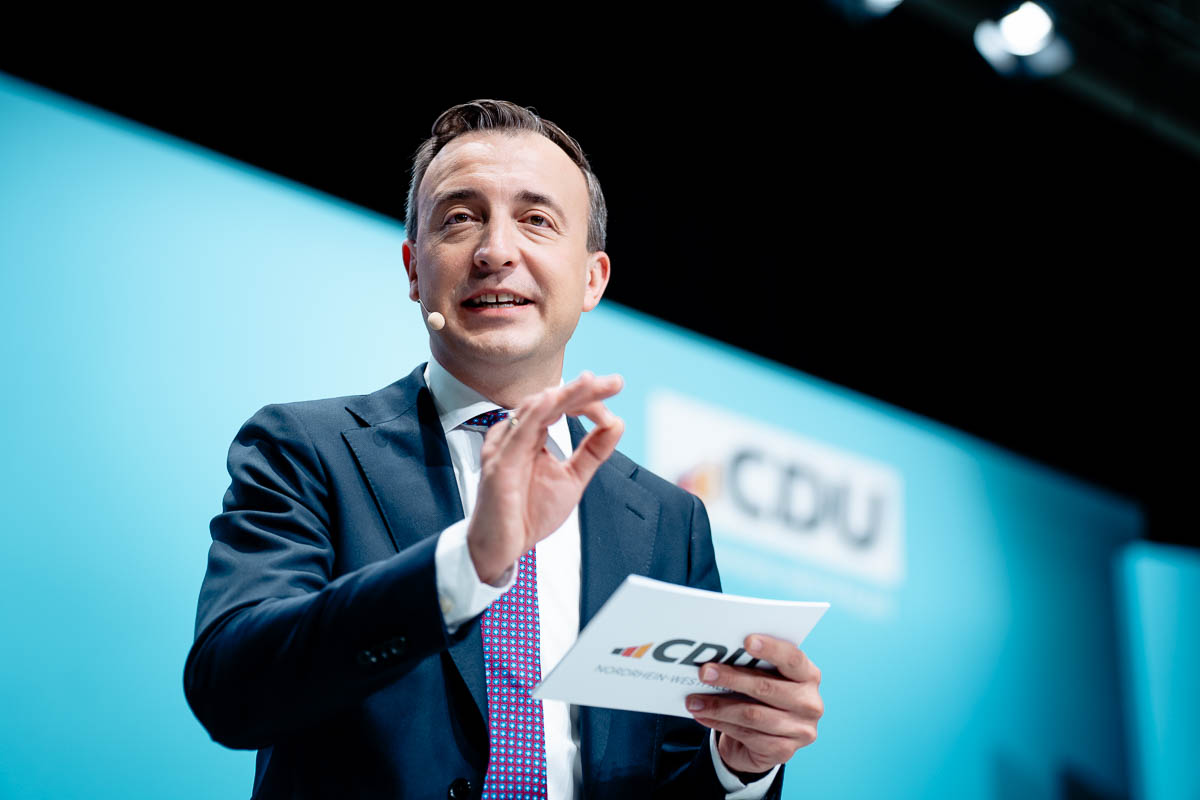 Paul Ziemiak beim Parteitag der CDU NRW in Münster