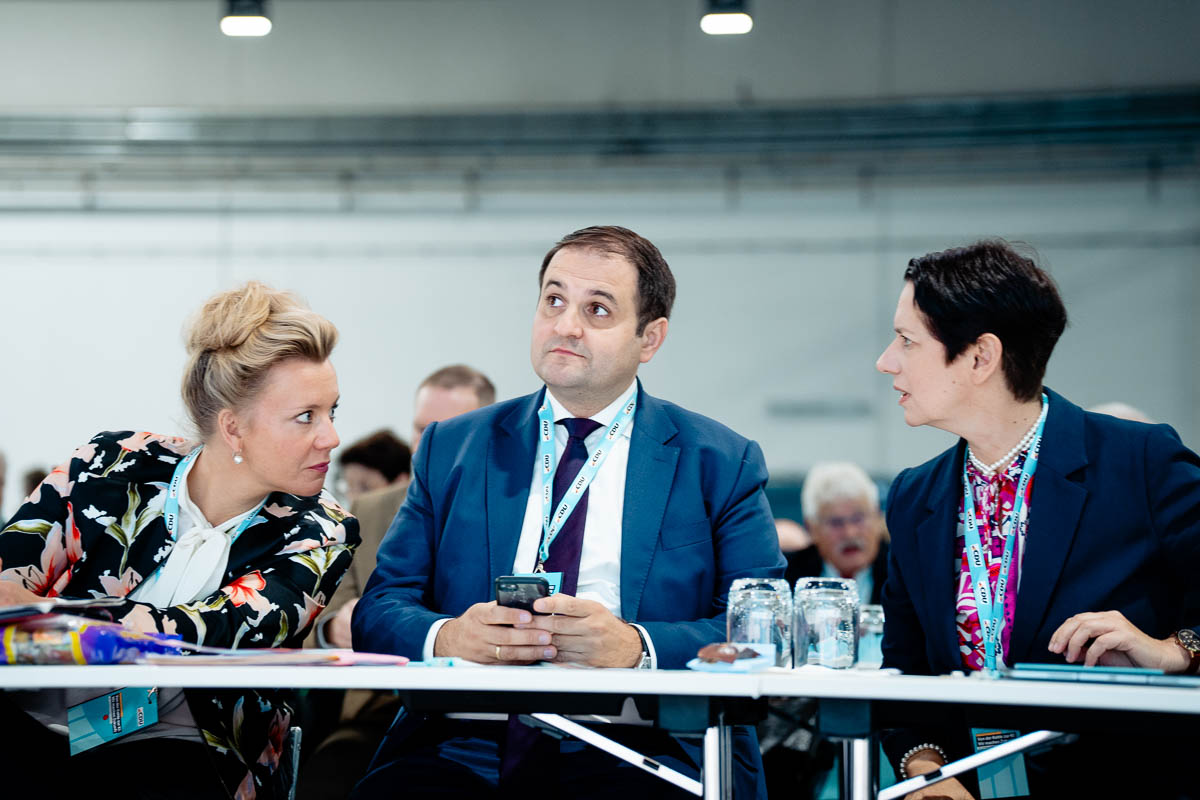 Nathanael Liminski beim Parteitag der CDU NRW in Münster