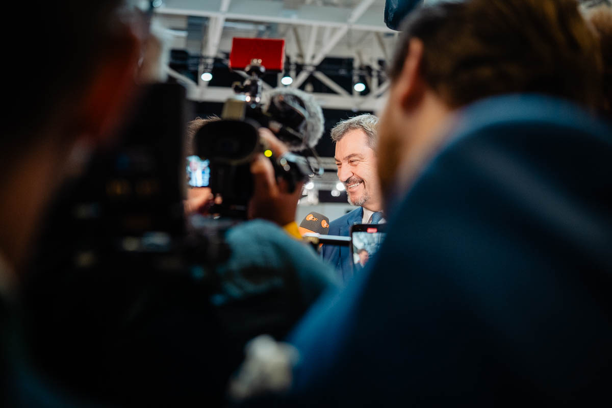 Markus Söder auf dem CSU Parteitag in Augsburg